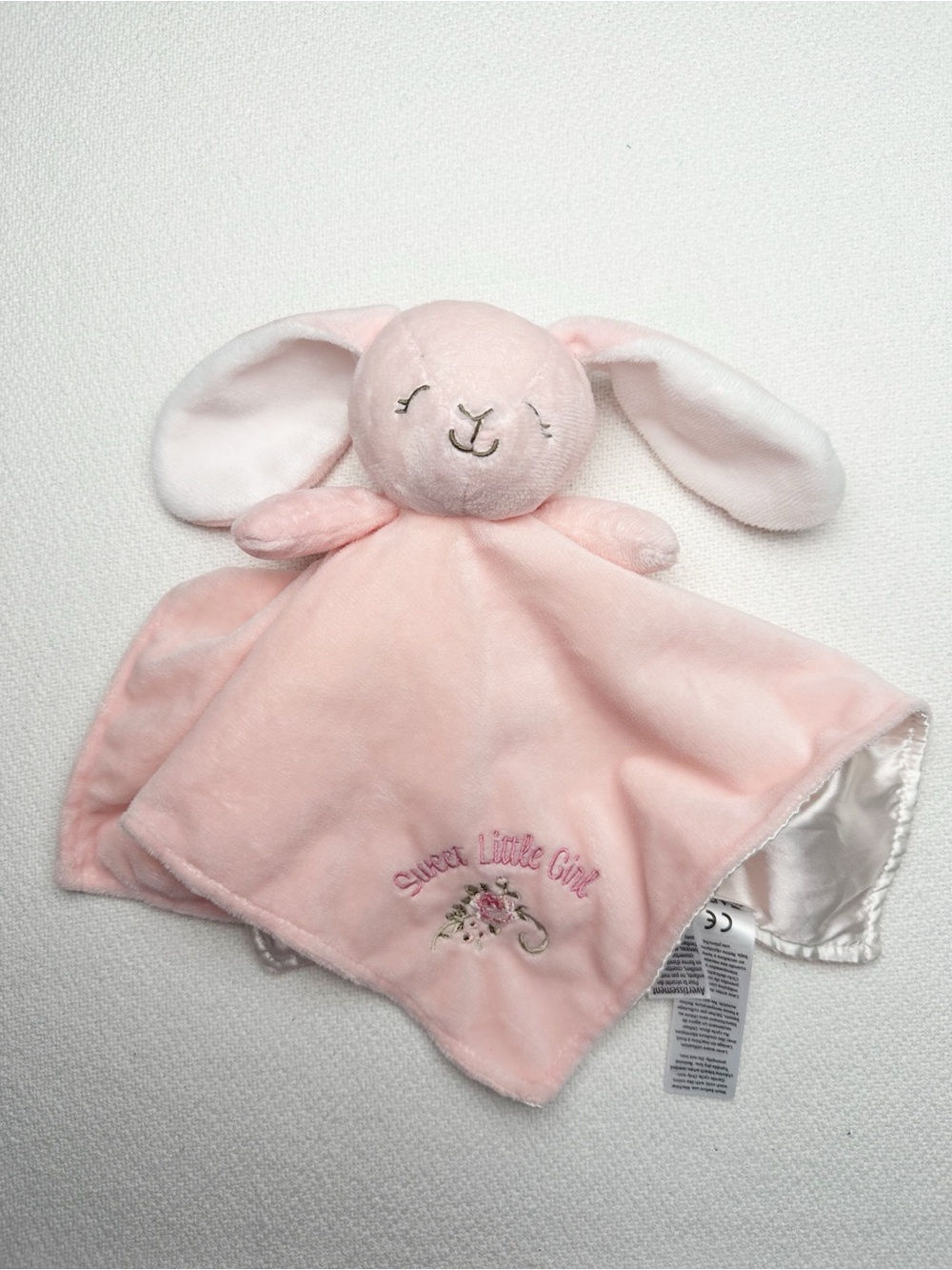 Little Me Sweet Little Girl lovey Blanket Bunny Plush